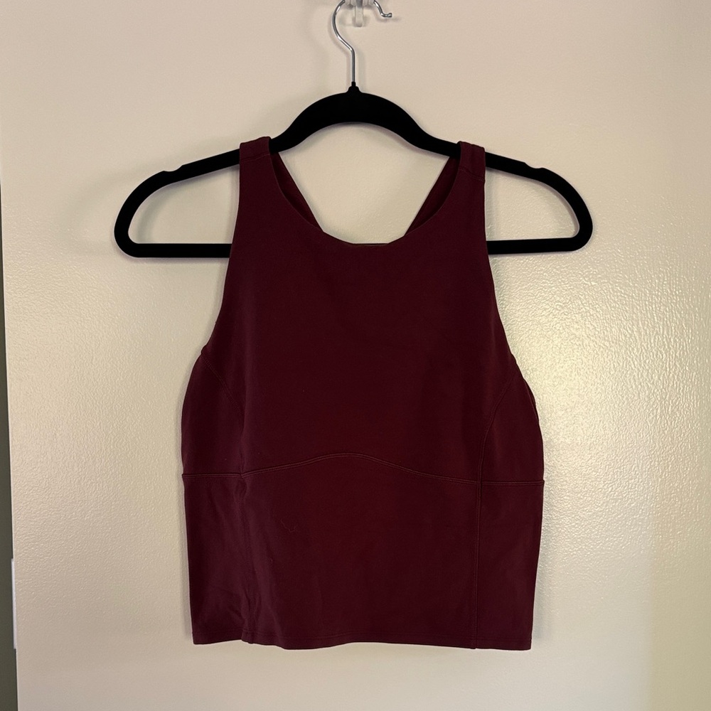 lululemon athletica Burgundy Tank Top